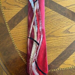 J. Garcia Red and Black Tie